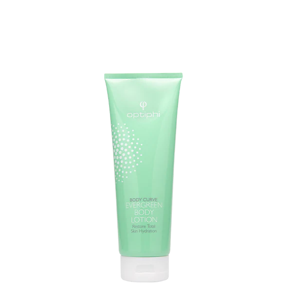Optiphi Body Lotion deeply hydrating body moisturiser with shea butter, glycerin and moisture-retaining ingredients to support skin barrier function, improve texture and leave skin soft and supple