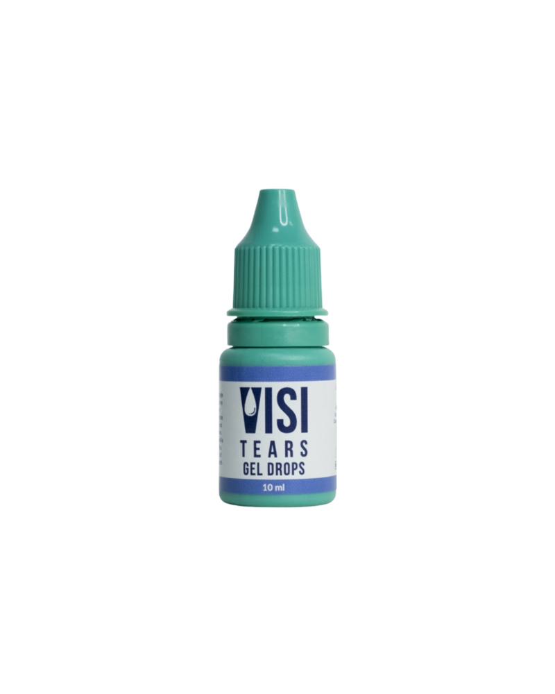 VisiTears Gel Drops intensive lubricating eye gel with sodium hyaluronate and CMC for overnight dry eye protection and long-lasting moisture retention
